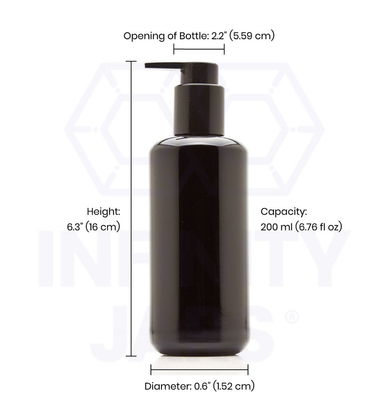 200 ml Glass Soap Dispenser Bottle