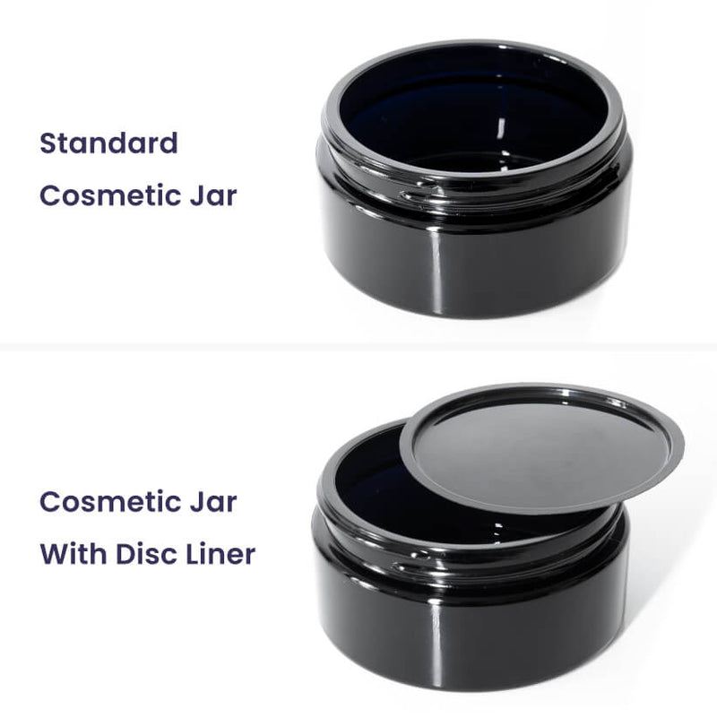 100 ml Glass Cosmetic Style Wide Mouth Jar